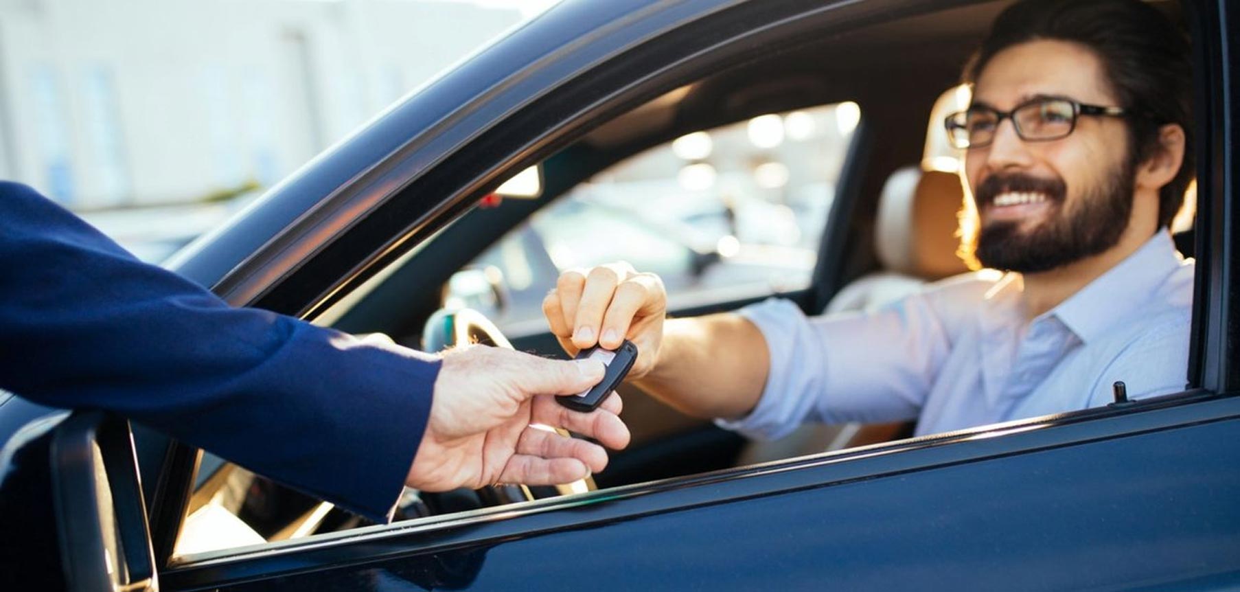 Taking keys to car